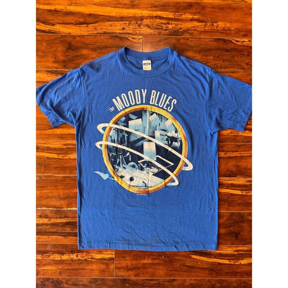 Vintage 1986 Moody Blues shirt Ched by Anvil tag size XL - Picture 1 of 6